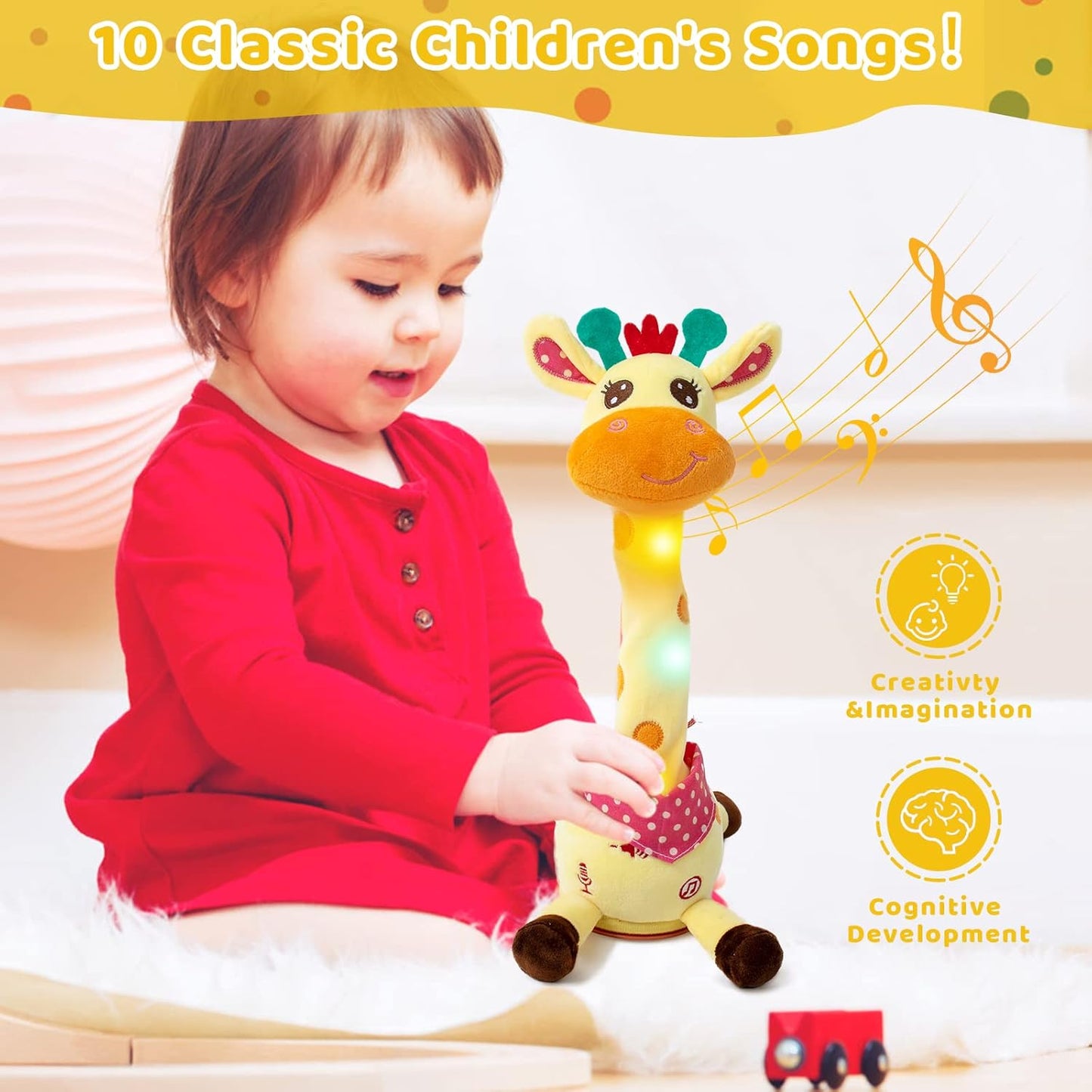 π Interactive Dancing Giraffe Toy - Sings, Repeats & Dances!π¦