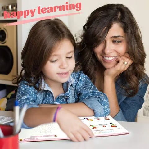 Writing practice with magic groove books for children