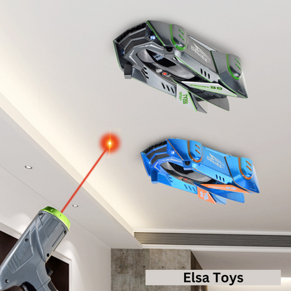 Wall-climbing car