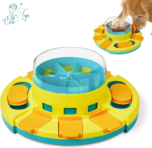 Two-stage dog puzzle toy