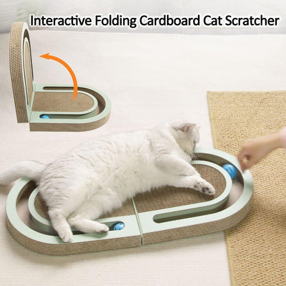 Cat's paw board with balls