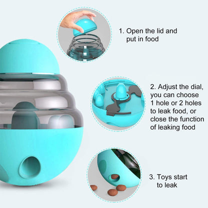 Food distribution balance ball