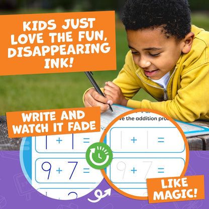 Writing practice with magic groove books for children